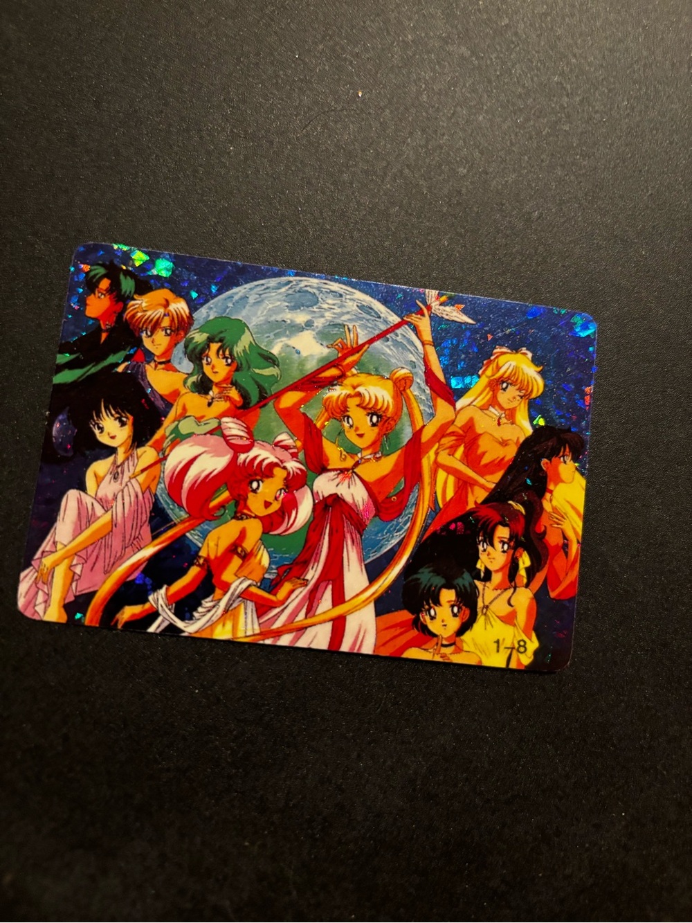 Vintage Sailor Moon Eternal Sailor Moon Prism Holo Card Japan